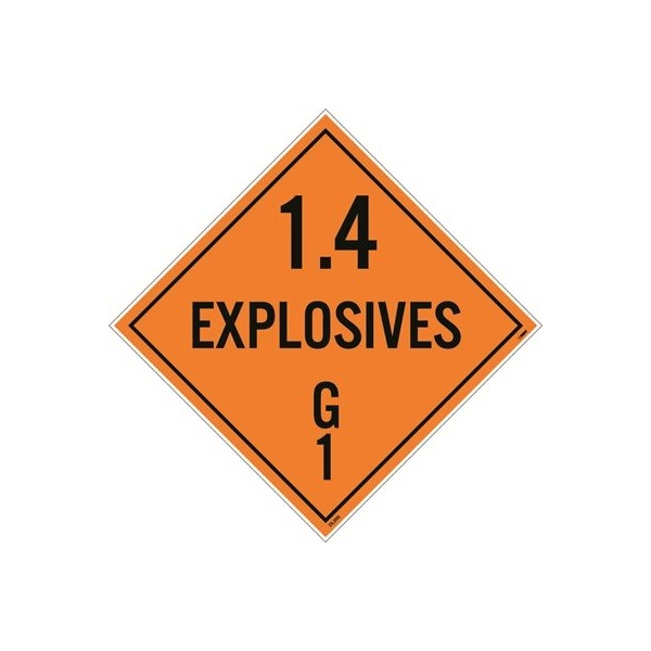 Nmc Placard, 10.75x10.75, Pvc, Flexible Pvc, Vinyl, 10-3/4 in W x 10-3/4 in H DL203BUV - main